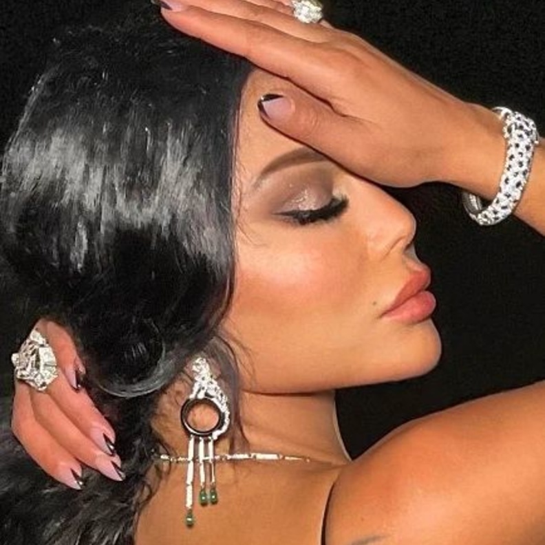 هيفاء وهبي بمجوهرات دار كارتييه الصورة من حسابها الرسمي على انستقرام