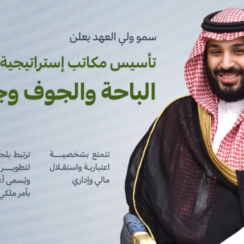 ولي العهد يعلن إطلاق مكاتب استراتيجية في جازان والباحة والجوف 