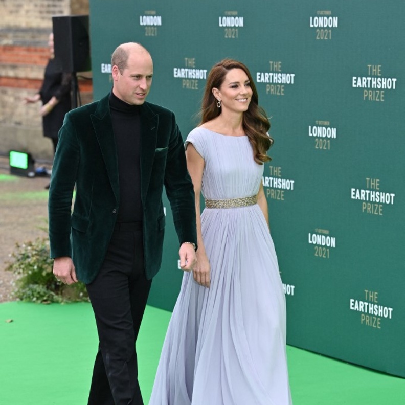 على السجادة الخضراء.. ويليام وكيت يستقبلان النجوم في حفل توزيع جوائز Earthshot 