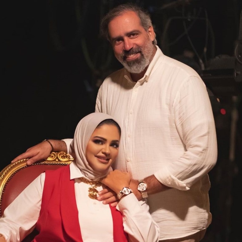 الإعلامية حبيبة العبدالله وعبدالله التركماني