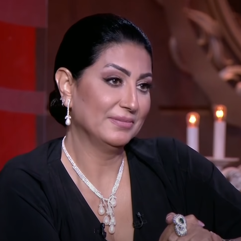 وفاء عامر- صورة من برنامج "الحكاية"