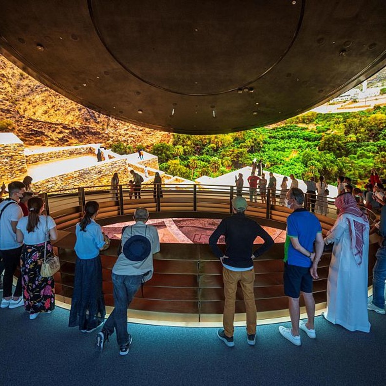 جناح السعودية بإكسبو 2020.. رحلة ساحرة مع أجمل الوجهات التراثية والتاريخية بالمملكة 