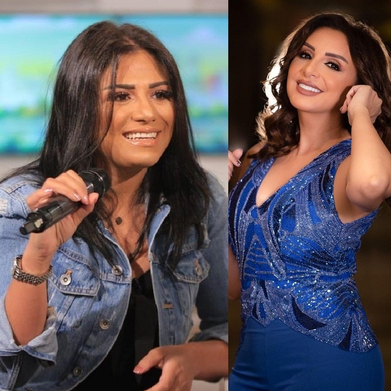 أنغام وأختها الراحلة غنوة