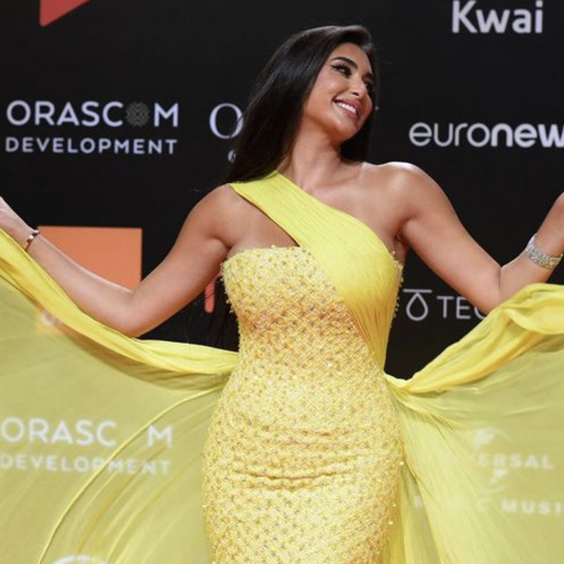 ياسمين صبري في مهرجان الجونة السينمائي 2021