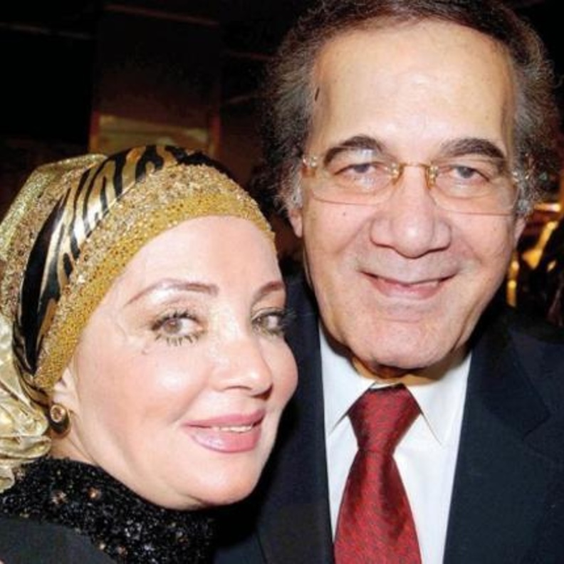 شهيرة تحيي سنوية وفاة زوجها محمود ياسين 