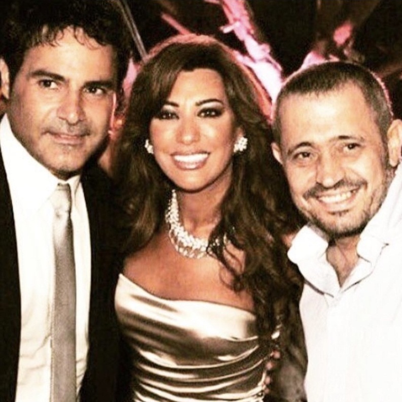 نجوى كرم مع جورج وسوف وعاصي الحلاني