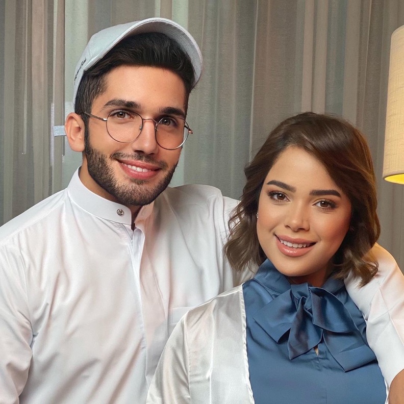 مشاعل الشحي واحمد خميس