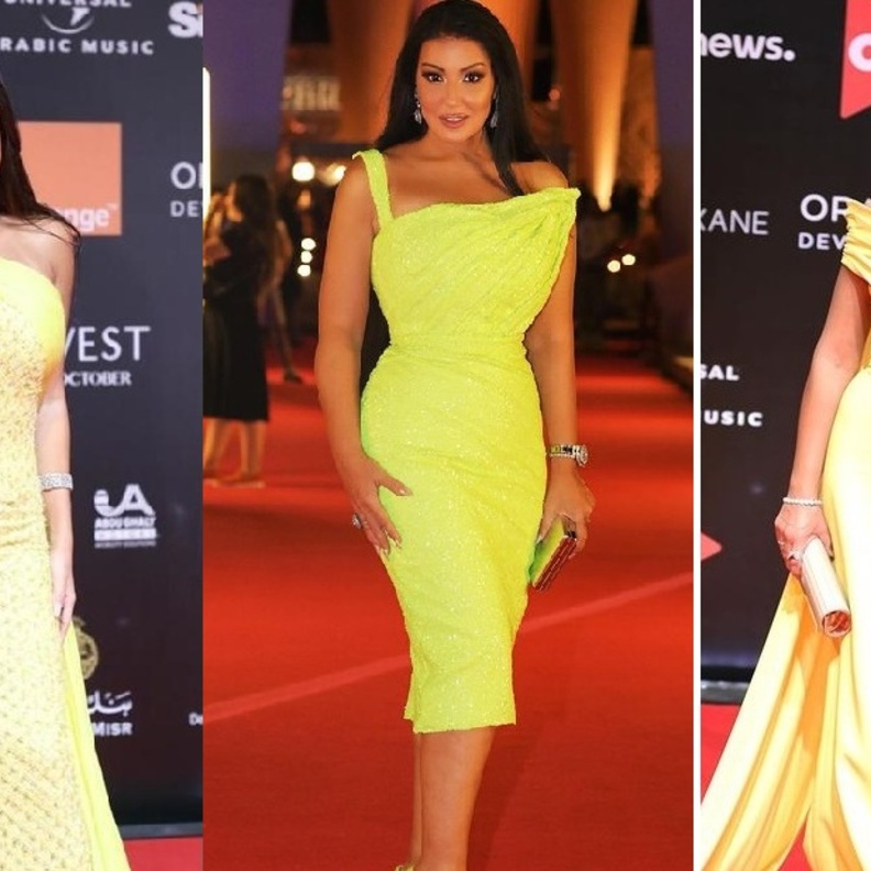 إطلالات متشابهة جمعت النجمات على السجادة الحمراء في مهرجان الجونة