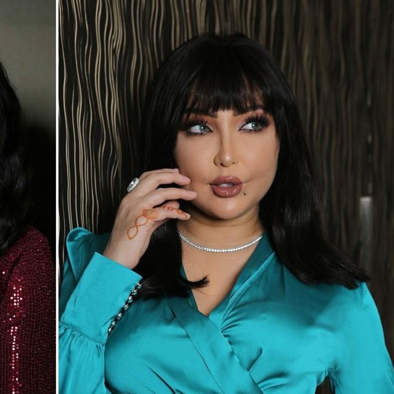 دنيا بطمة بين نيو لوك الشعر المالس والكيرلي بأيهما أجمل؟