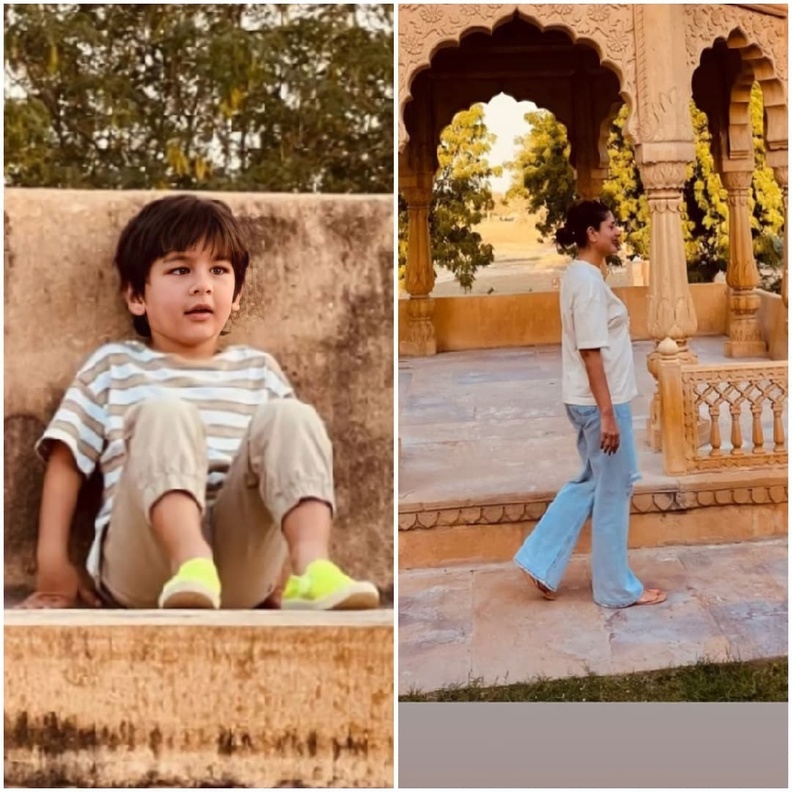 أحدث صور كارينا كابور وأسرتها في عطلتها في راجستان