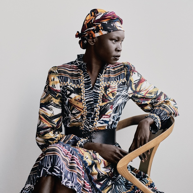 عارضة الأزياء المشهورة Alek Wek