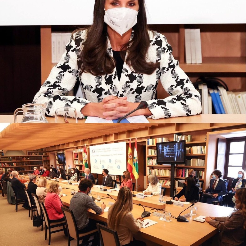 الملكة ليتيزيا تحضر ختام الندوة الدولية الخامسة عشرة للغة والصحافة