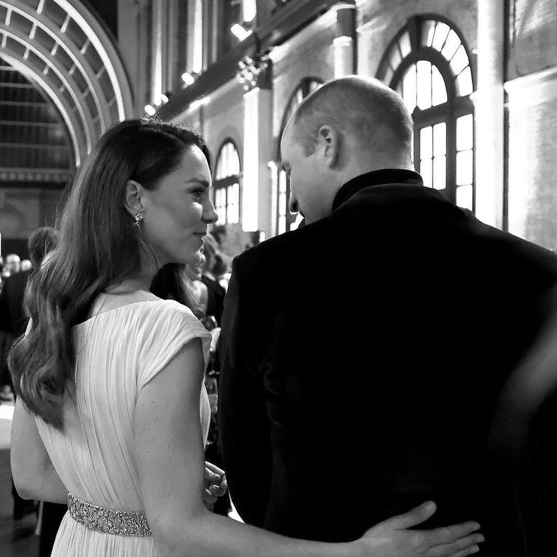  صور لم تنشر من قبل لوليام وكيت في كواليس حفل جوائز earth shot