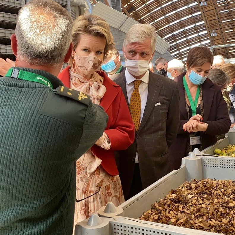 الملك فيليب والملكة ماتيلد يزوران مقاطعة لوكسمبورغ في بلجيكا