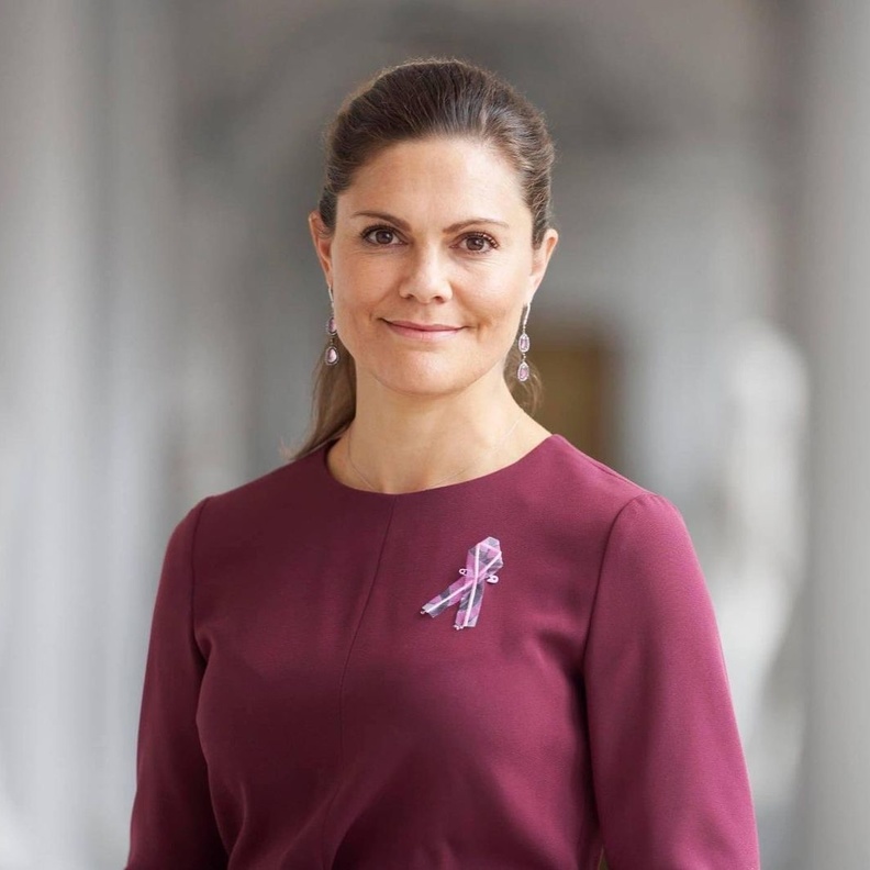 اختيار الأميرة فيكتوريا راعية رسمية لحملة الشريط الوردي