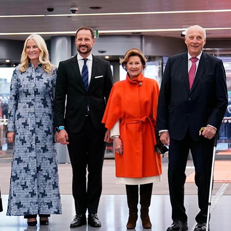 العائلة المالكة النرويجية في افتتاح متحف مونك