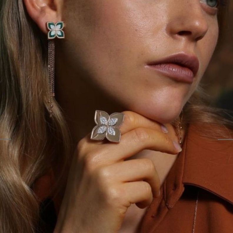 أقراط Princess Flower Orecchini من روبيرتو كوين Roberto Coin(1)