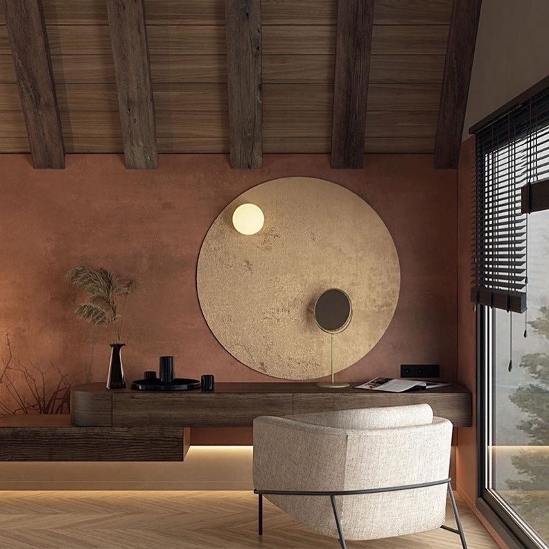 الخشب الدافئ في ديكور منزلك لهذا العام 2021