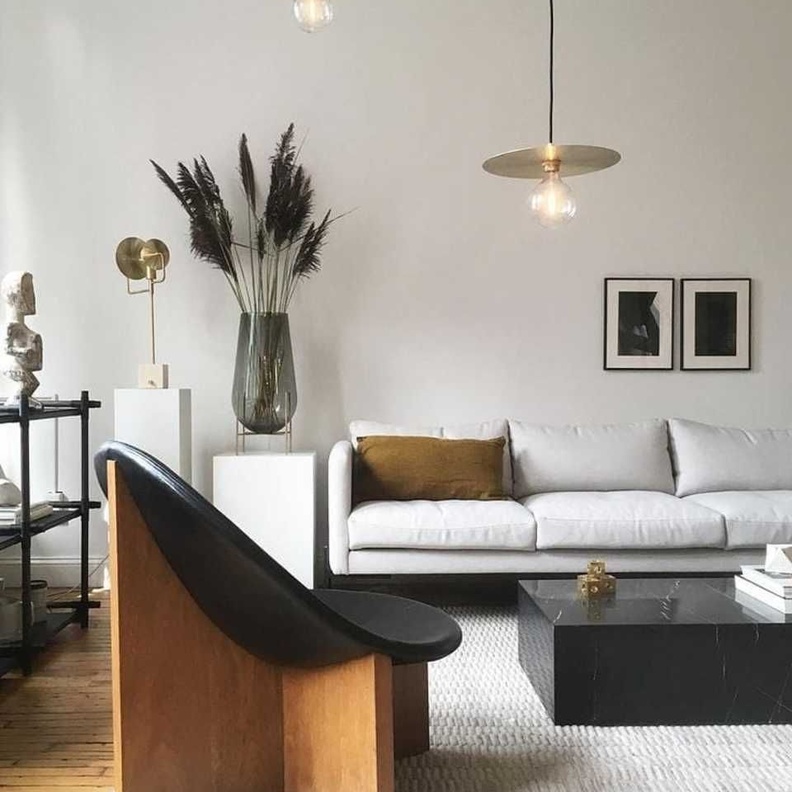 تصميم كرسي مميز لديكور غرفة المعيشة