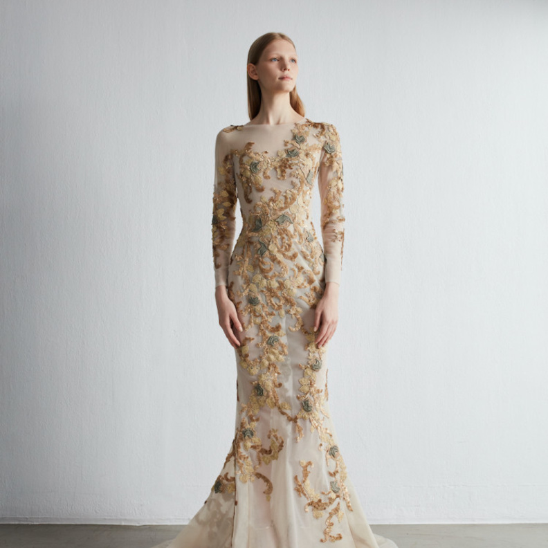 فساتين خطوبة بقصة الحورية@ramialali