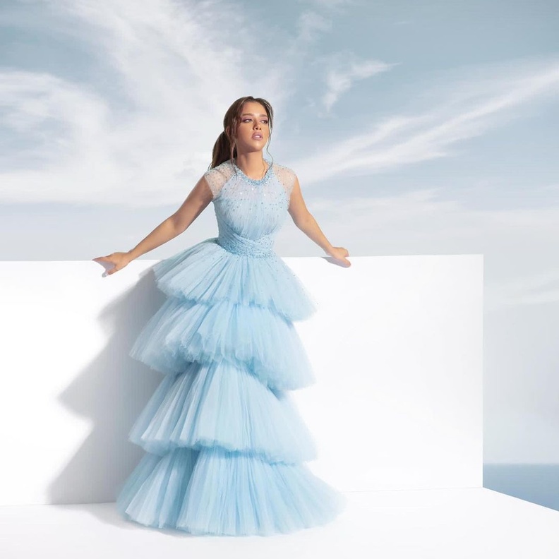 فستان من بلقيس يناسب العروس الحالمة.. انستغرام الفنانة