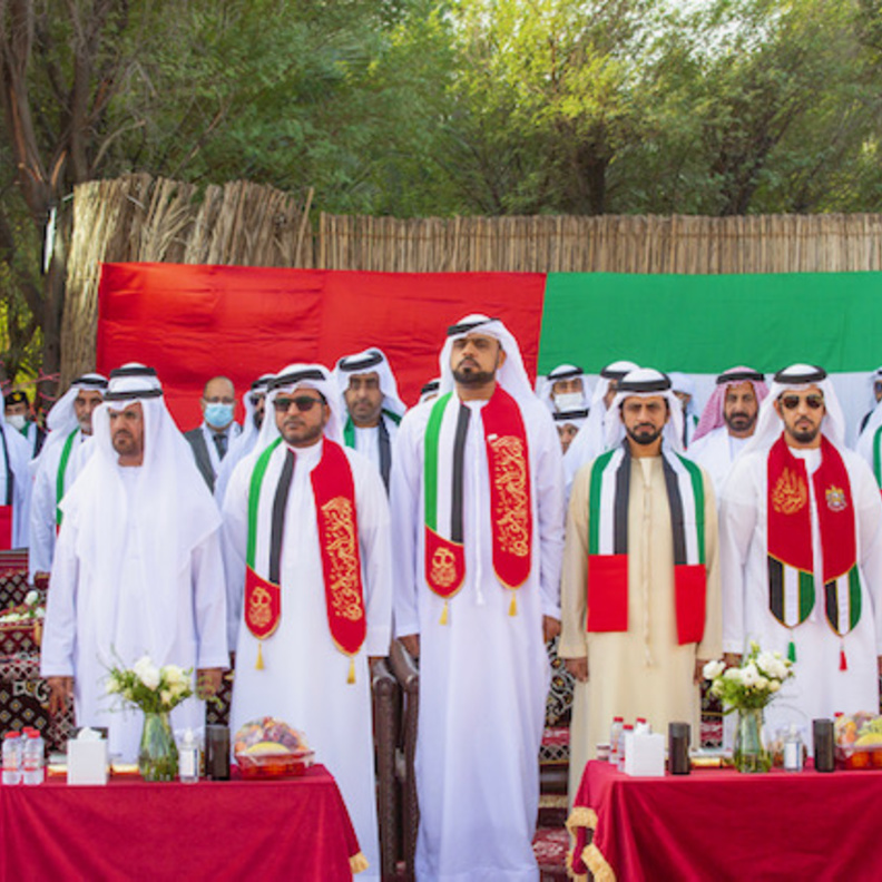 مسيرة الذيد .. لوحة وطنية في حب الإمارات