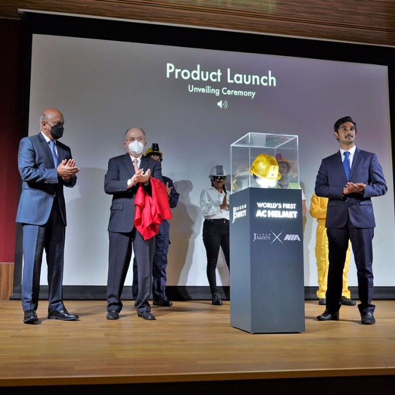 نيا ليمتد تُطلق أول خوذة سلامة مُكيّفة في العالم من الإمارات