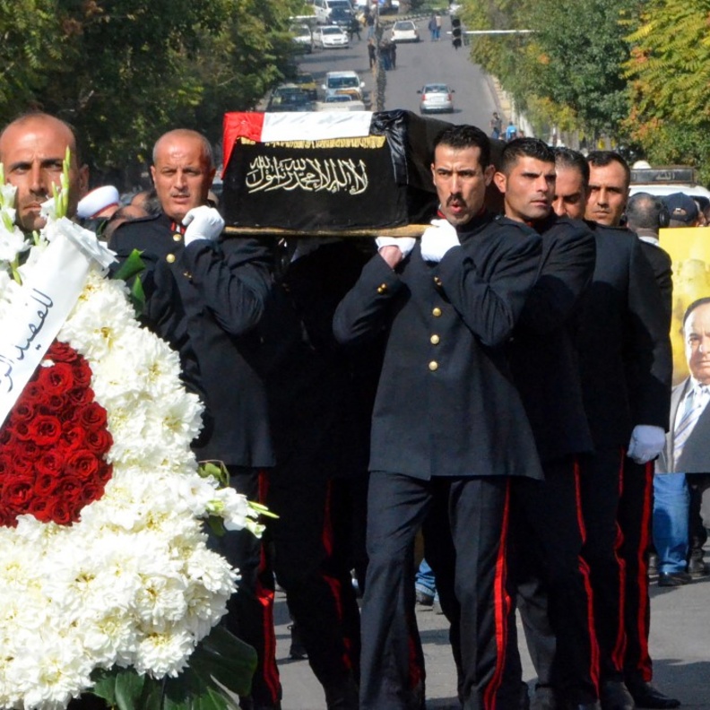 تشييع الفنان الراحل صباح فخري بحضور النجوم