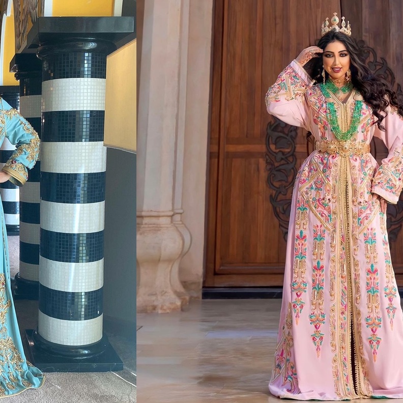 بلقيس ودنيا بطمة تتألقان بالتكشيطة المغربية