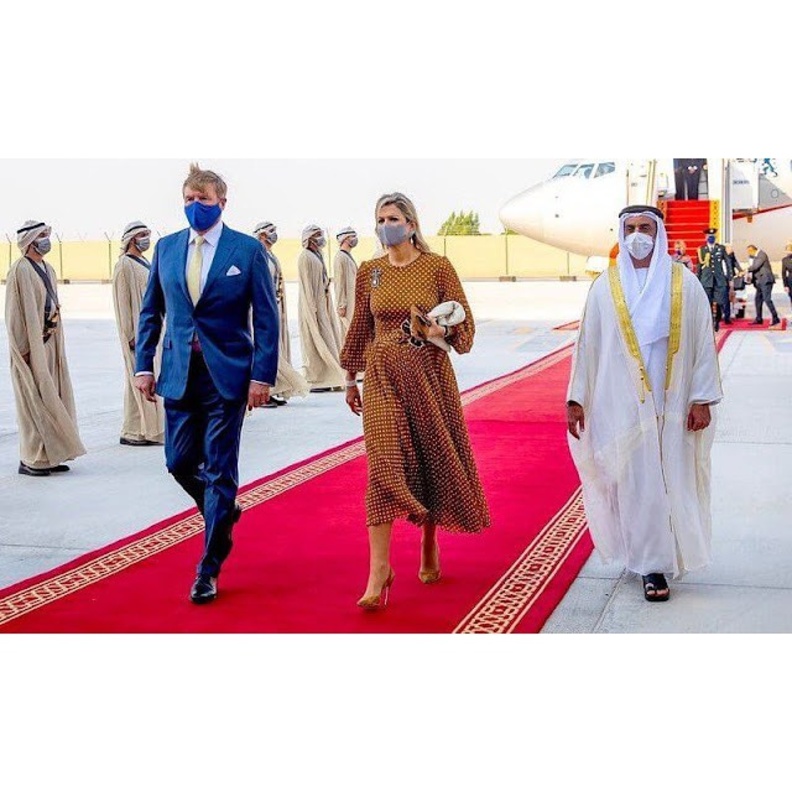 الملكة ماكسيما والملك ويليام ألكسندر يزوران معرض إكسبو 2020 بدبي