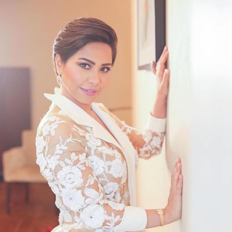 شيرين عبد الوهاب  بصورة من حسابها على انستغرام