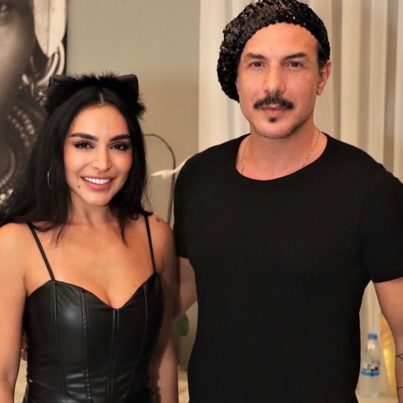 باسل خياط وزوجته