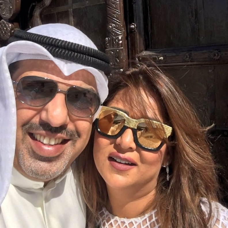 نوال الكويتية وزوجها