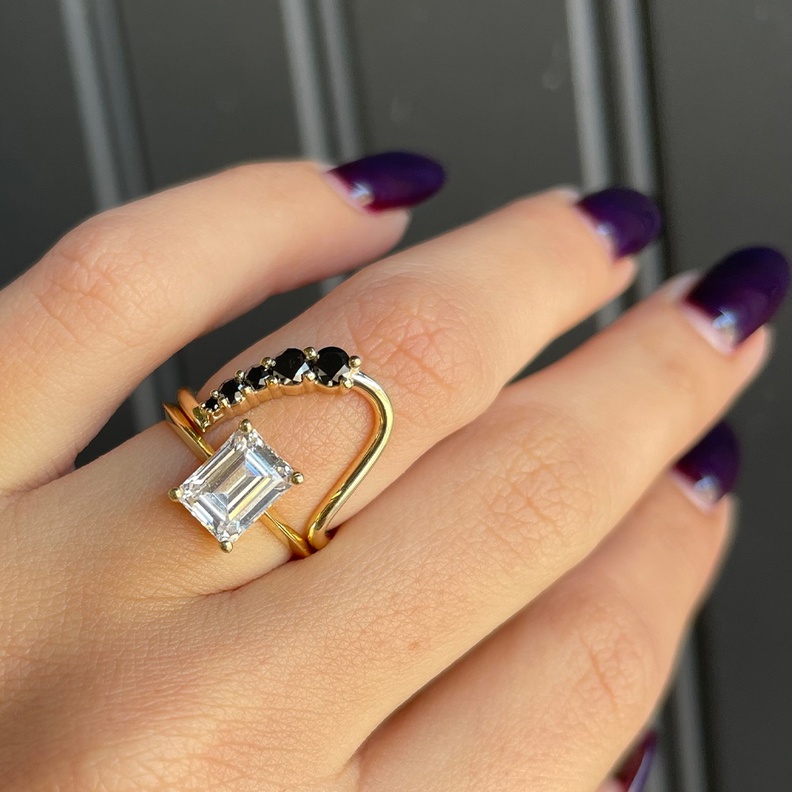 هذه هي أجمل موديلات خواتم بالماس الأسود