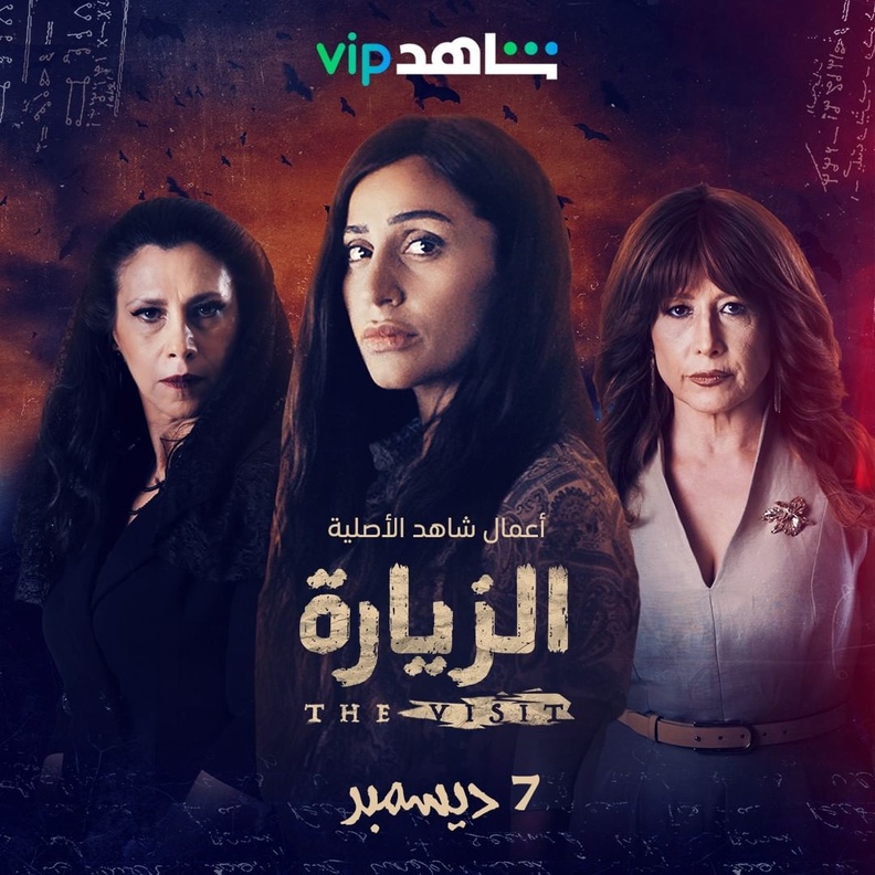 دينا الشربيي على بوستر مسلسل الزيارة