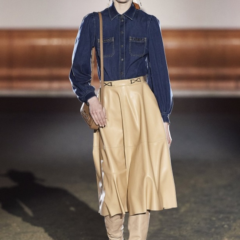 سروال "دنيم" من Alberta Ferretti