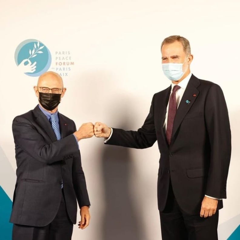 الملك فيليب ملك إسبانيا يسافر إلى باريس لحضور فعاليات منتدى السلام