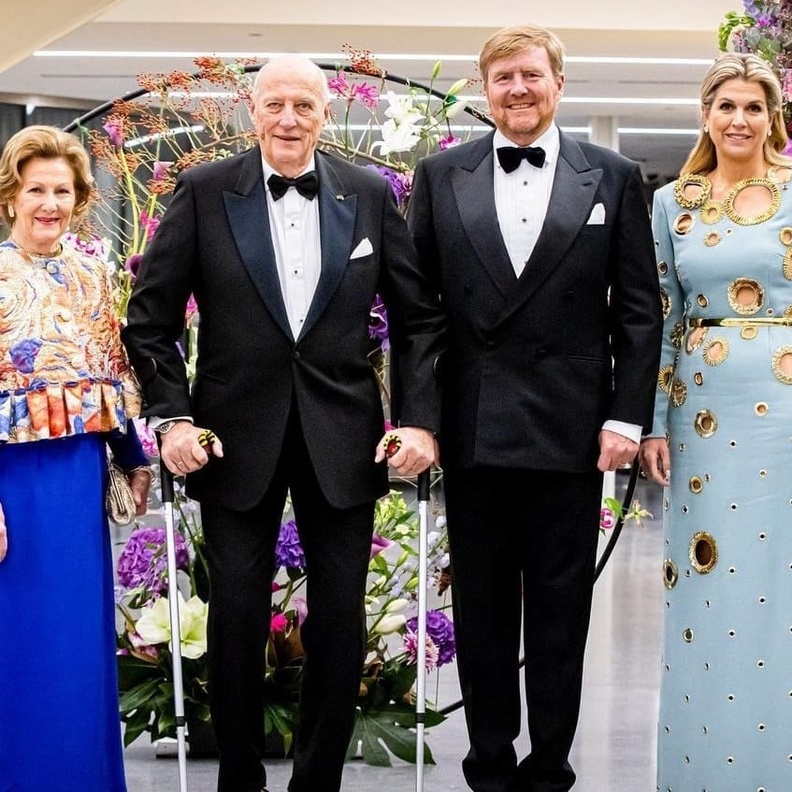 الملك فيليم ألكسندر والملكة ماكسيما يحضران حفل موسيقي في متحف مونك