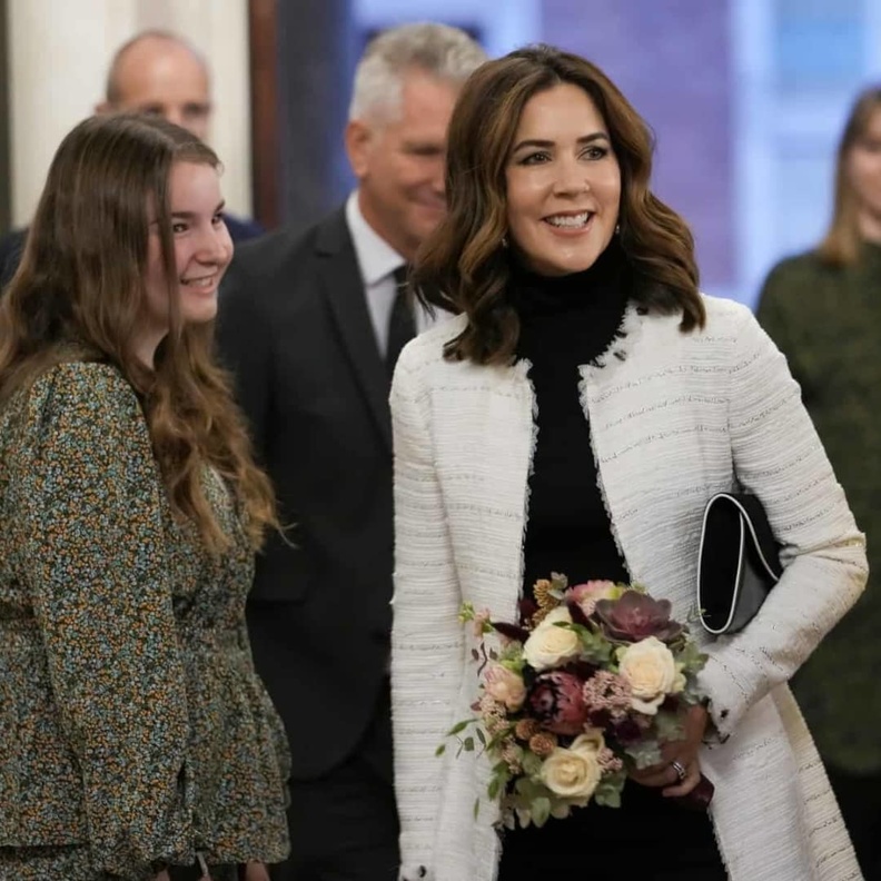 الأميرة ماري في العرض التقديمي لمجموعة الطوابع الدنماركية التذكارية السنوية