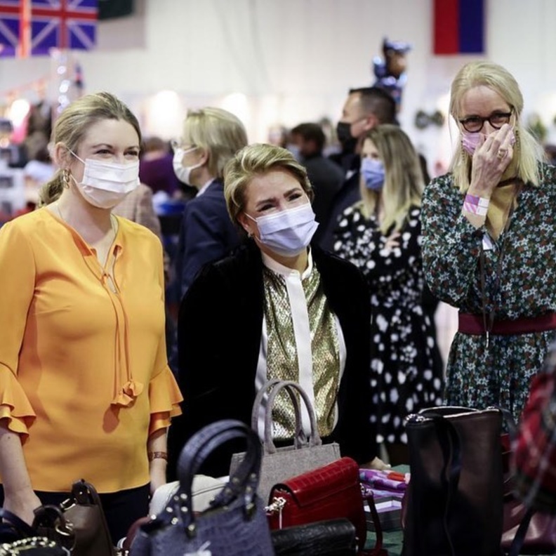 العائلة الحاكمة للكسمبورغ تزور بازار لوكسمبورغ في LuxExpo