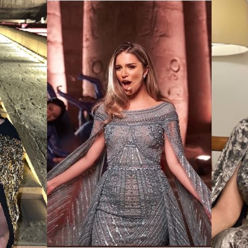 نجمات افتتاح طريق الكباش