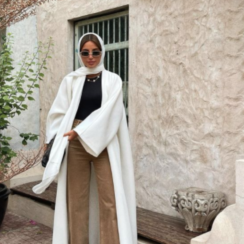 اطلالات انيقة بلمسات عصرية للمحجبات مستوحاة من فاطمة حسام