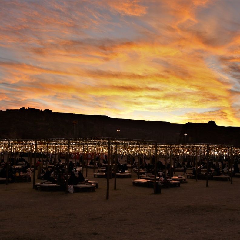 المنتزه الشتوي في لحظات العلا- المصدر روح السعودية 