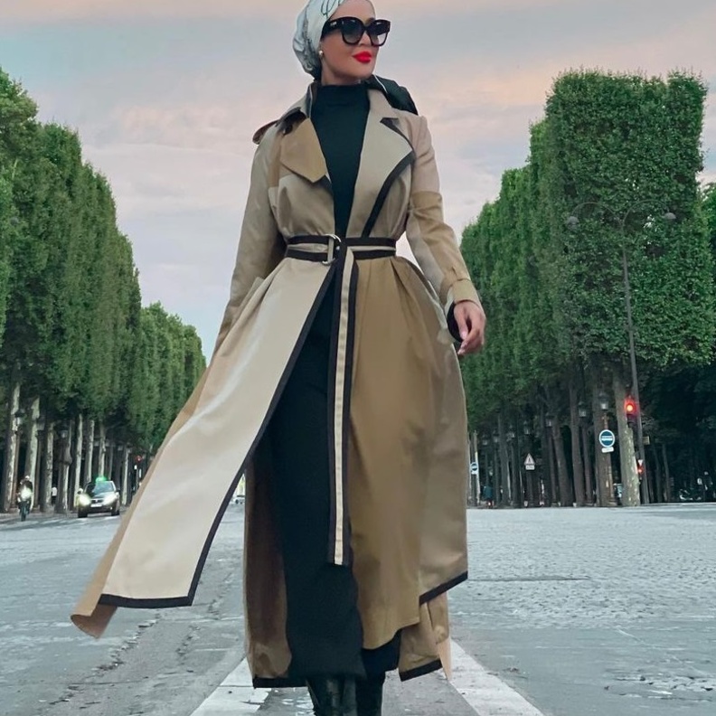 أزياء محجبات شتوية للجامعة مستوحاة من إطلالات الفاشينيستا