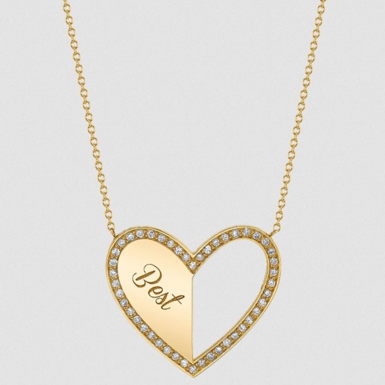 سلسلة ذهبية Best Friend Heart من Baby Gold