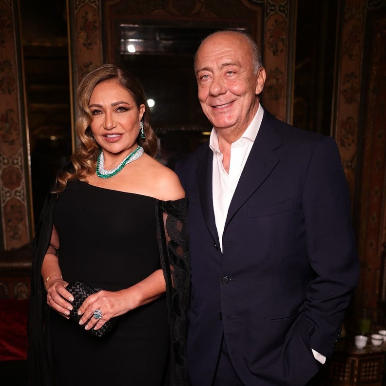 فواز غريوزي والممثلة المصرية ليلى علوي