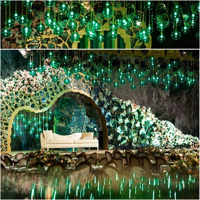 كوشات اعراس فخمة من حفلات زفاف اماراتية من تنفيذ Tibru Weddings (3)