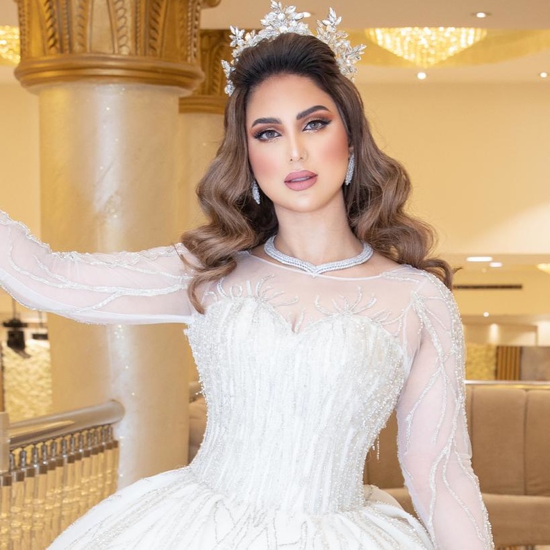 مكياج عروس من الميك أب ارتست خلود محمد