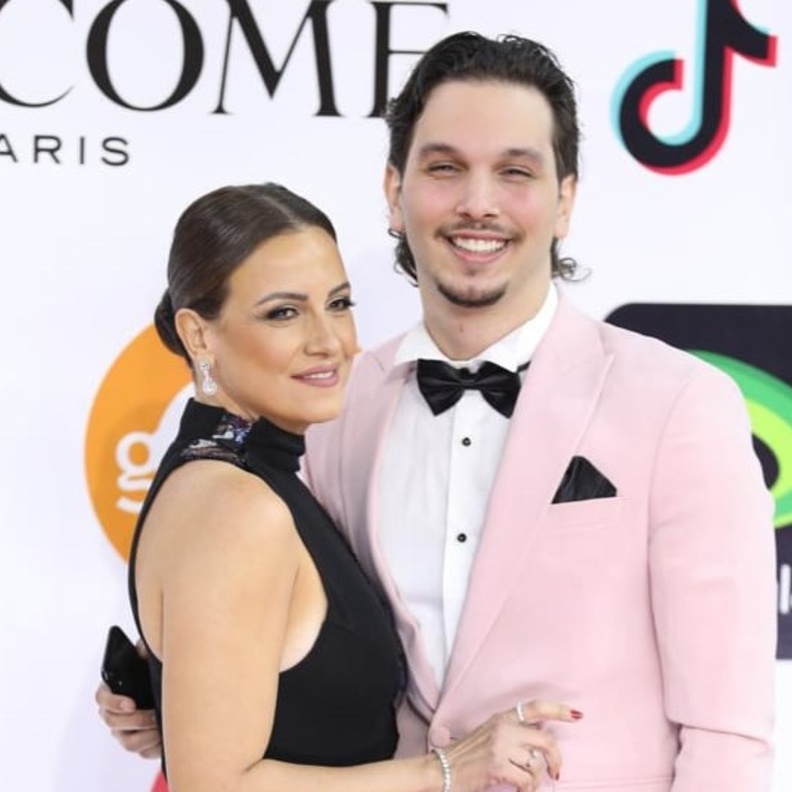 ريهام بد الغفور وابنها