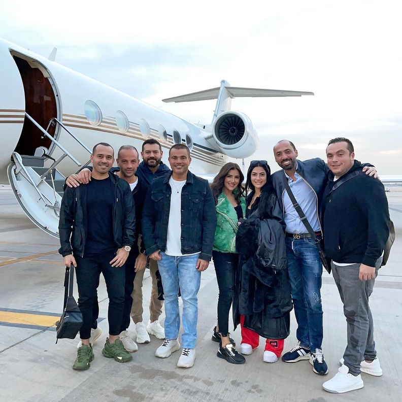 عمرو دياب والنجوم في الرياض